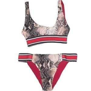 MOLO Nicola Snake Print Two-Piece